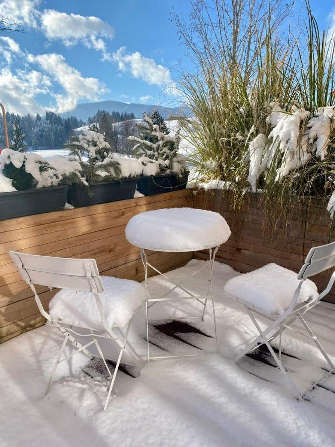 Alpen Wohlfuehlquartier Villa Bayersoien Exterior foto