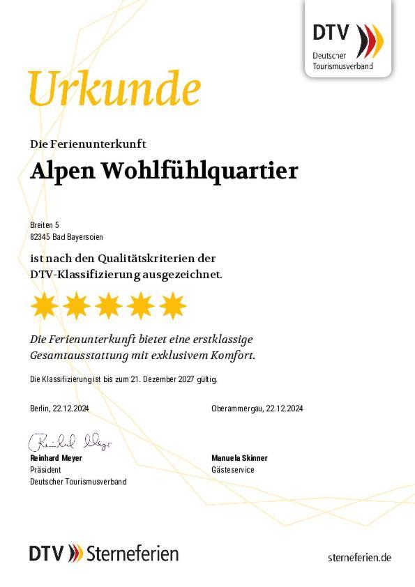 Alpen Wohlfuehlquartier Villa Bayersoien Exterior foto
